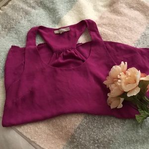 Magenta top